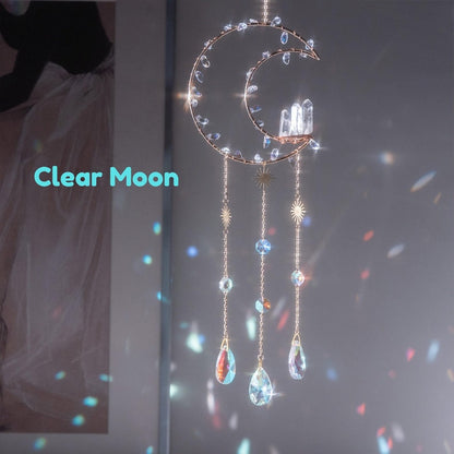 Moon Sun Catcher for Window Hanging